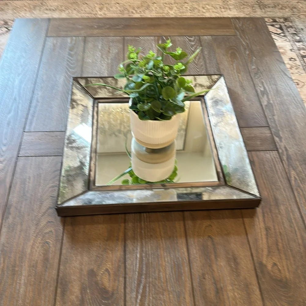 Stunning crate and barrel mirror